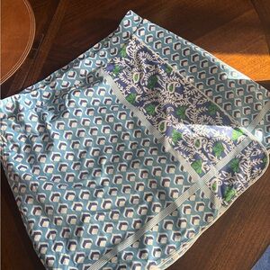 J. McLaughlin Blue Geometric Golf Skort Preppy Tennis Pickleball Skort M